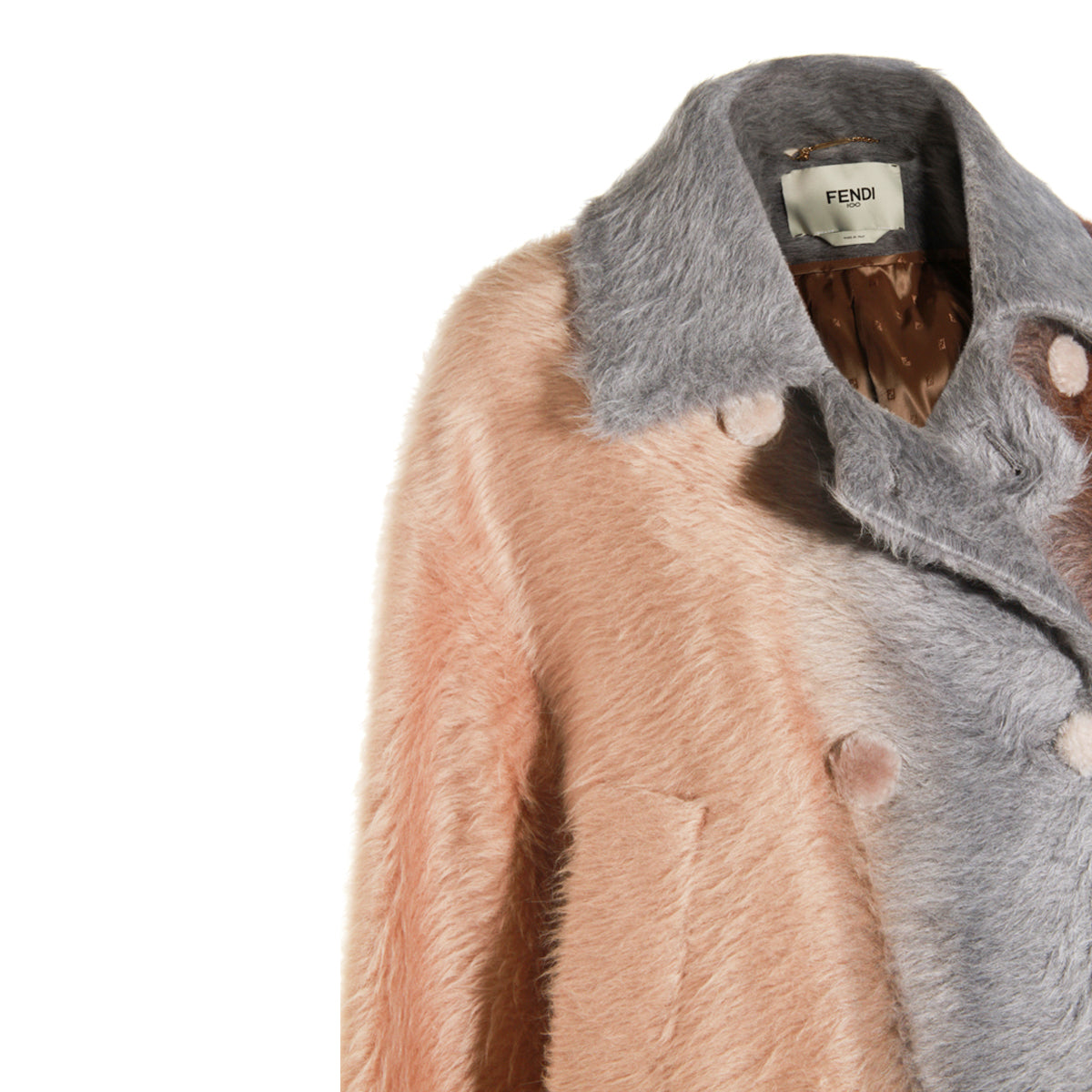 MULTICOLOR VISCOSE COAT