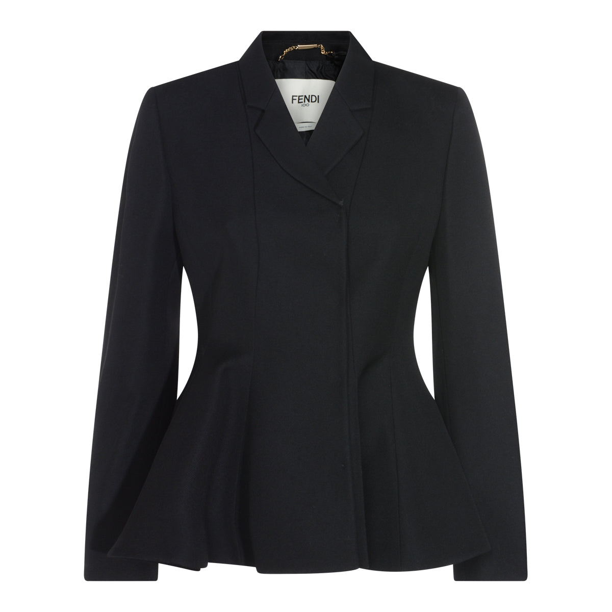 BLACK WOOL BLAZER