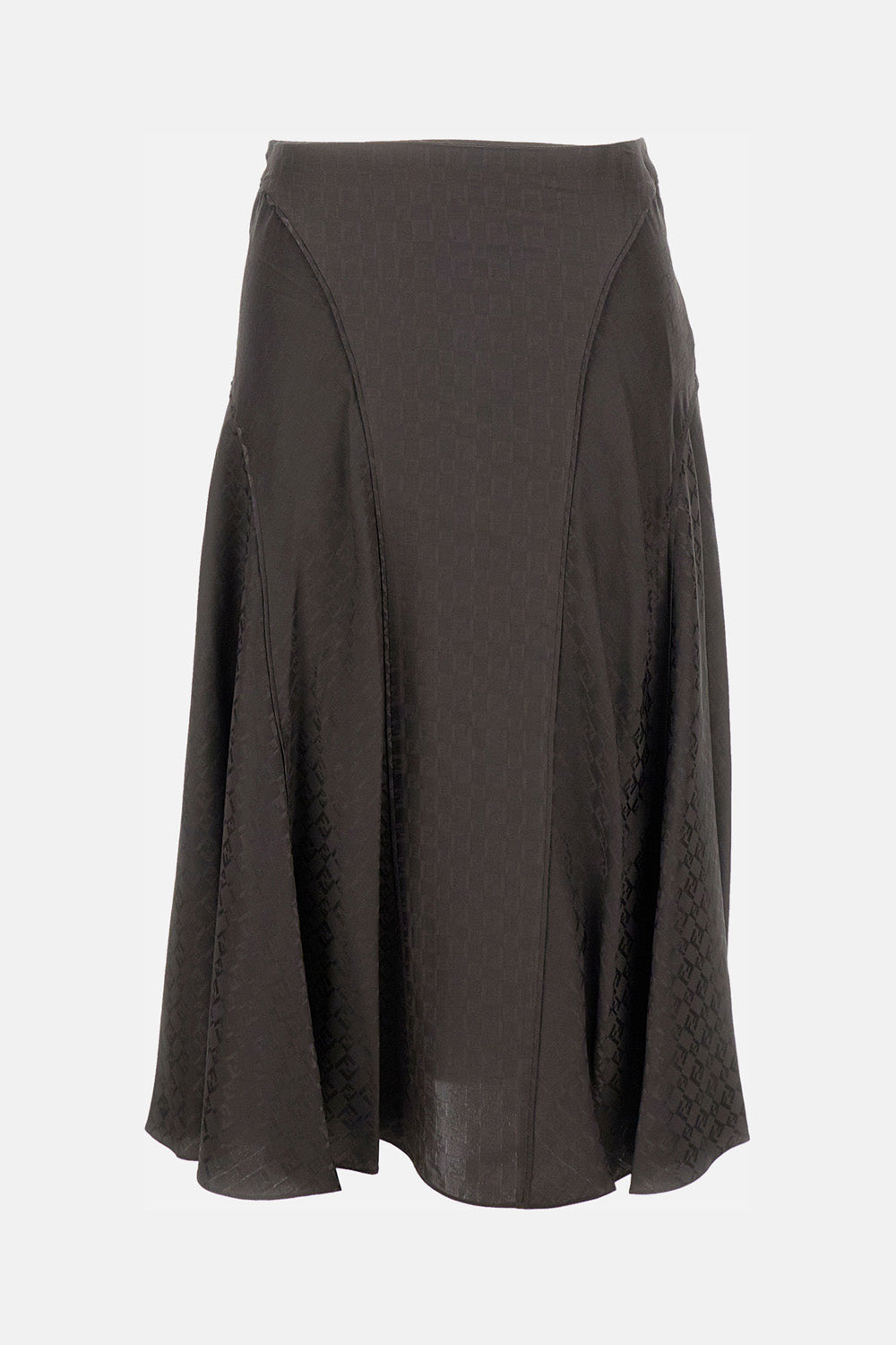 JACQUARD FF SILK SKIRT