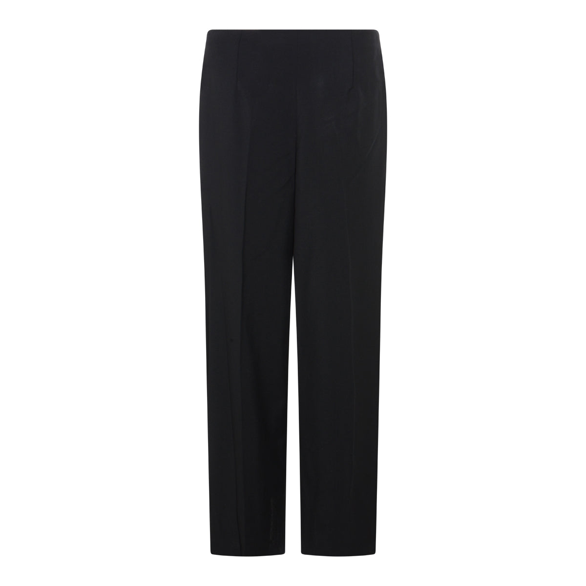 BLACK WOOL PANTS