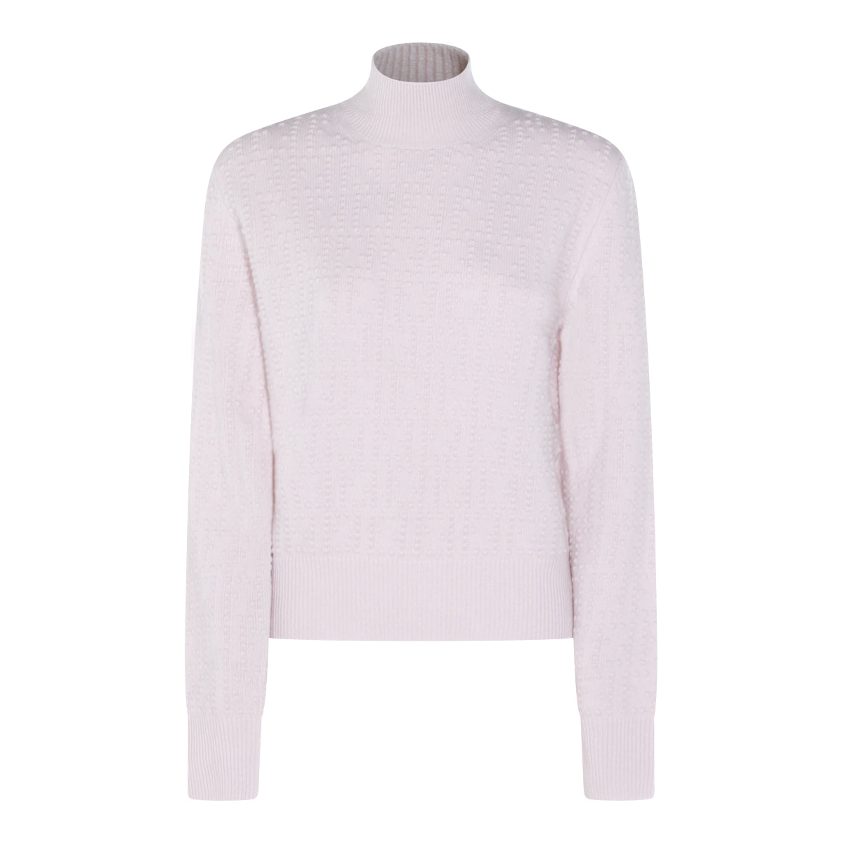 LIGHT GREY WOOL KNITWEAR