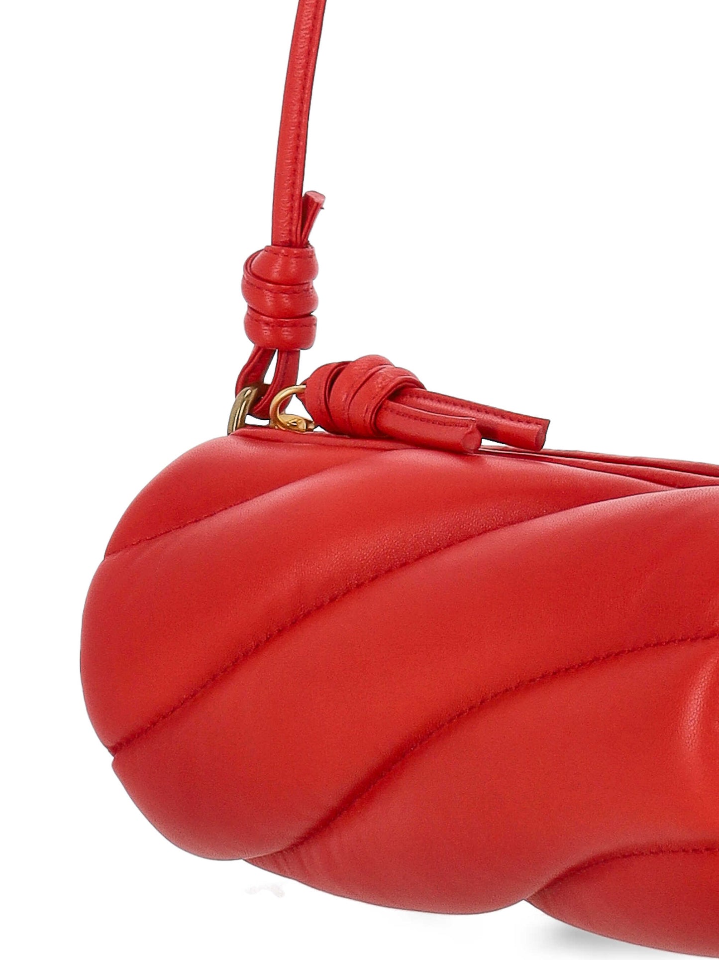 MELLA LEATHER MINI BAG RED