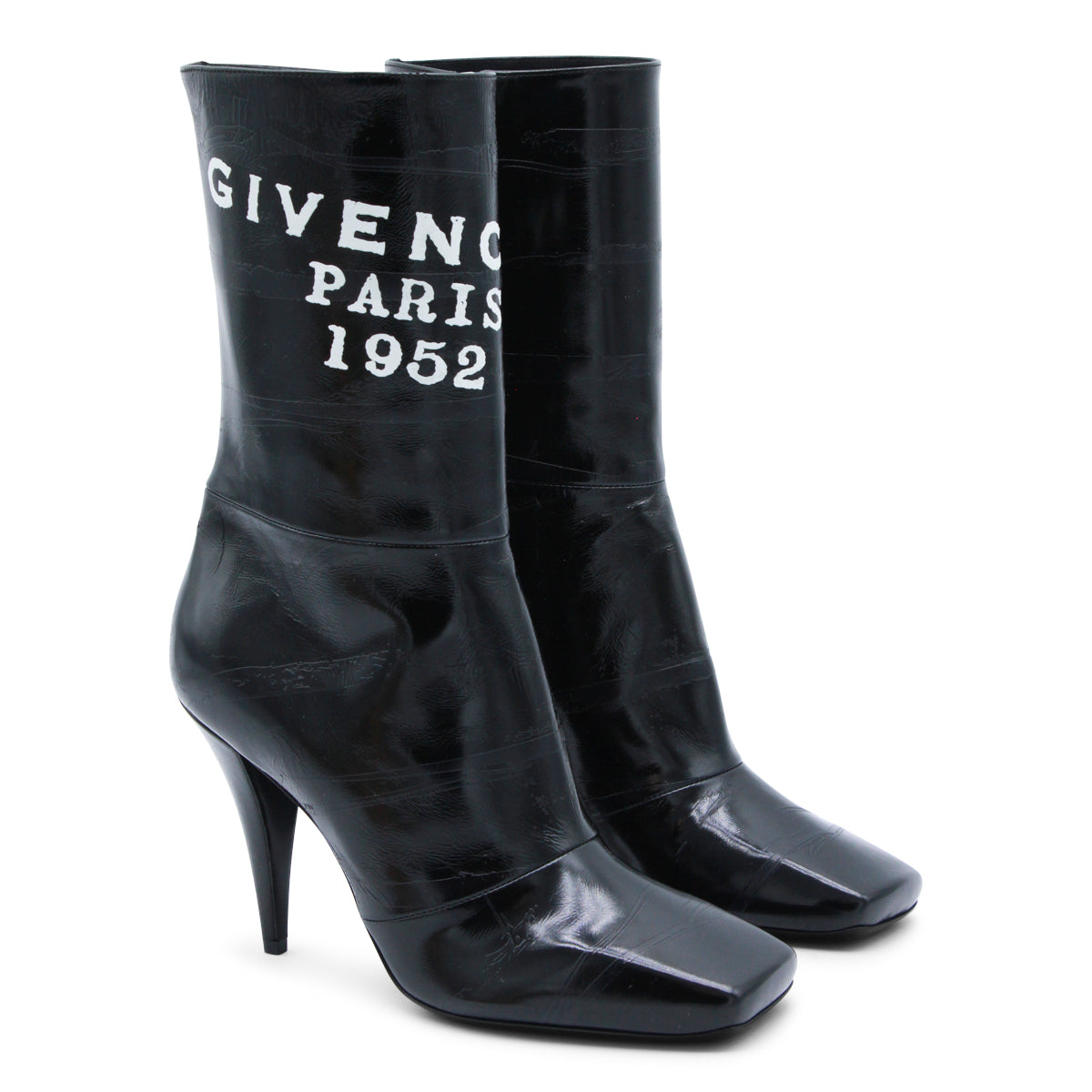 BLACK LEATHER BOOTS