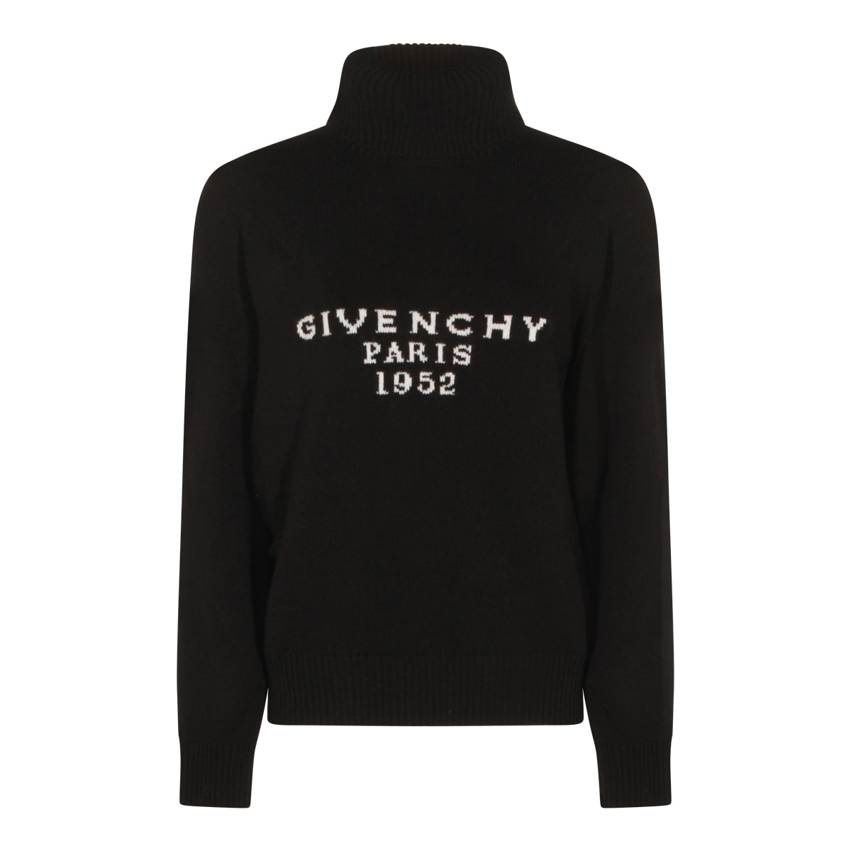 BLACK WOOL KNITWEAR