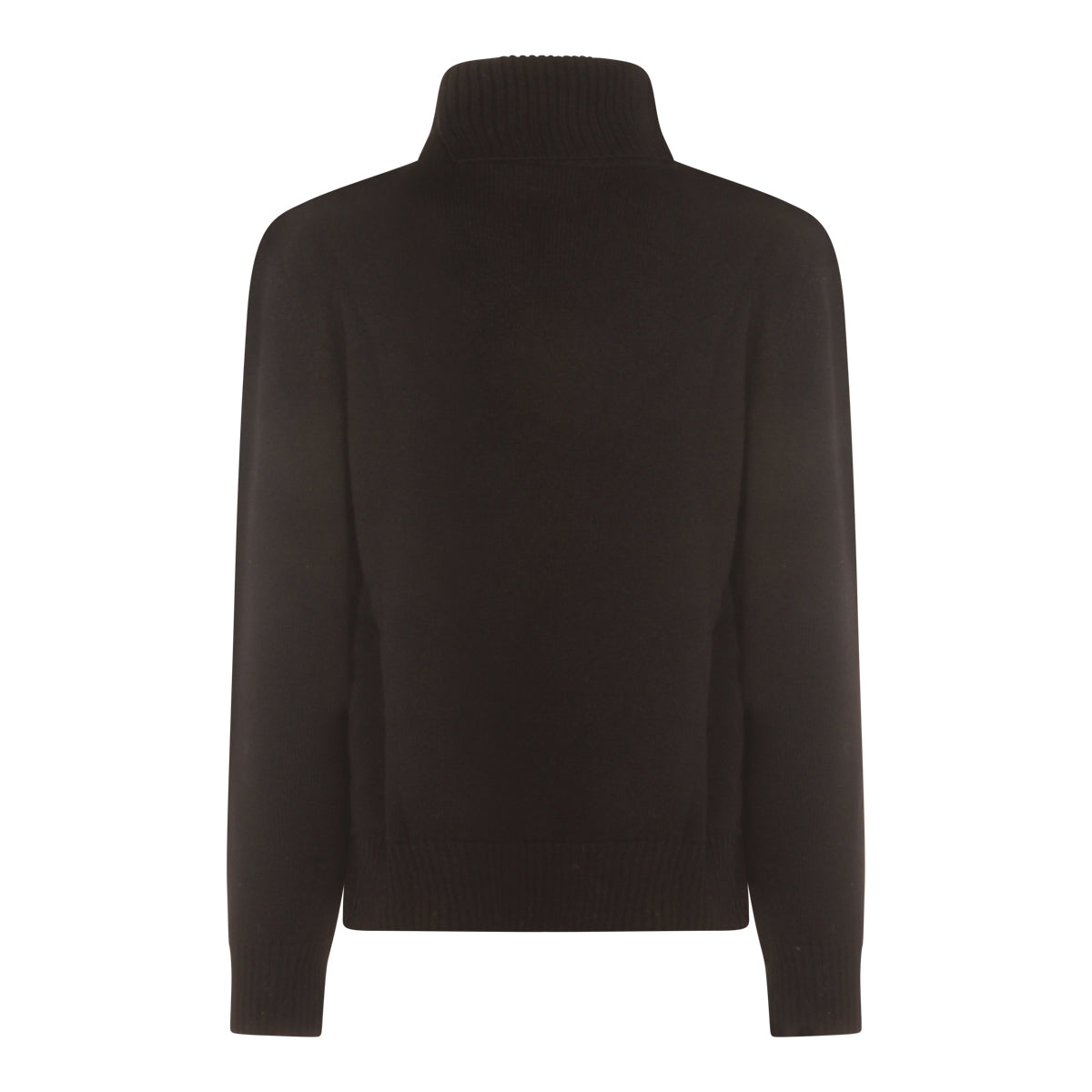BLACK WOOL KNITWEAR
