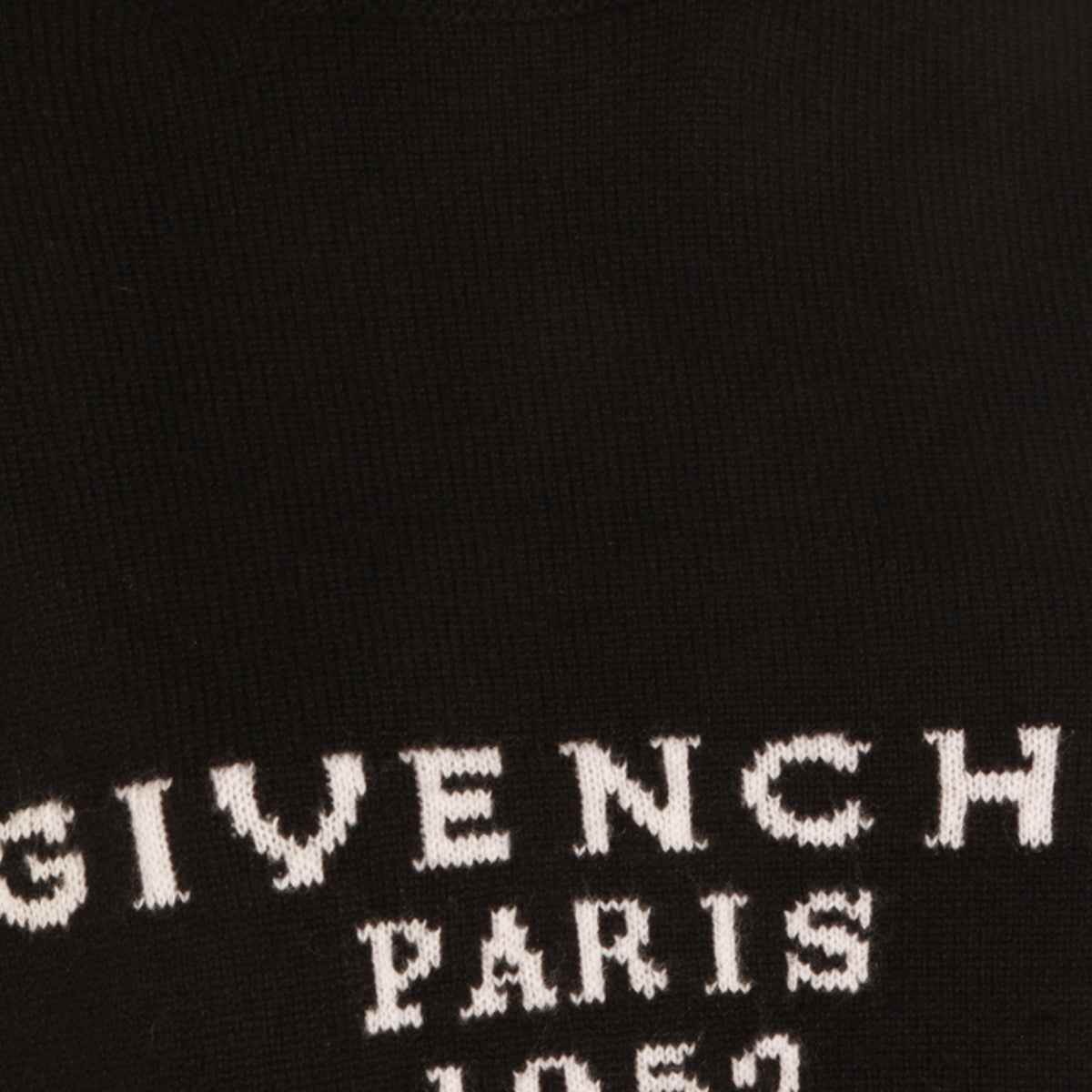 BLACK WOOL KNITWEAR
