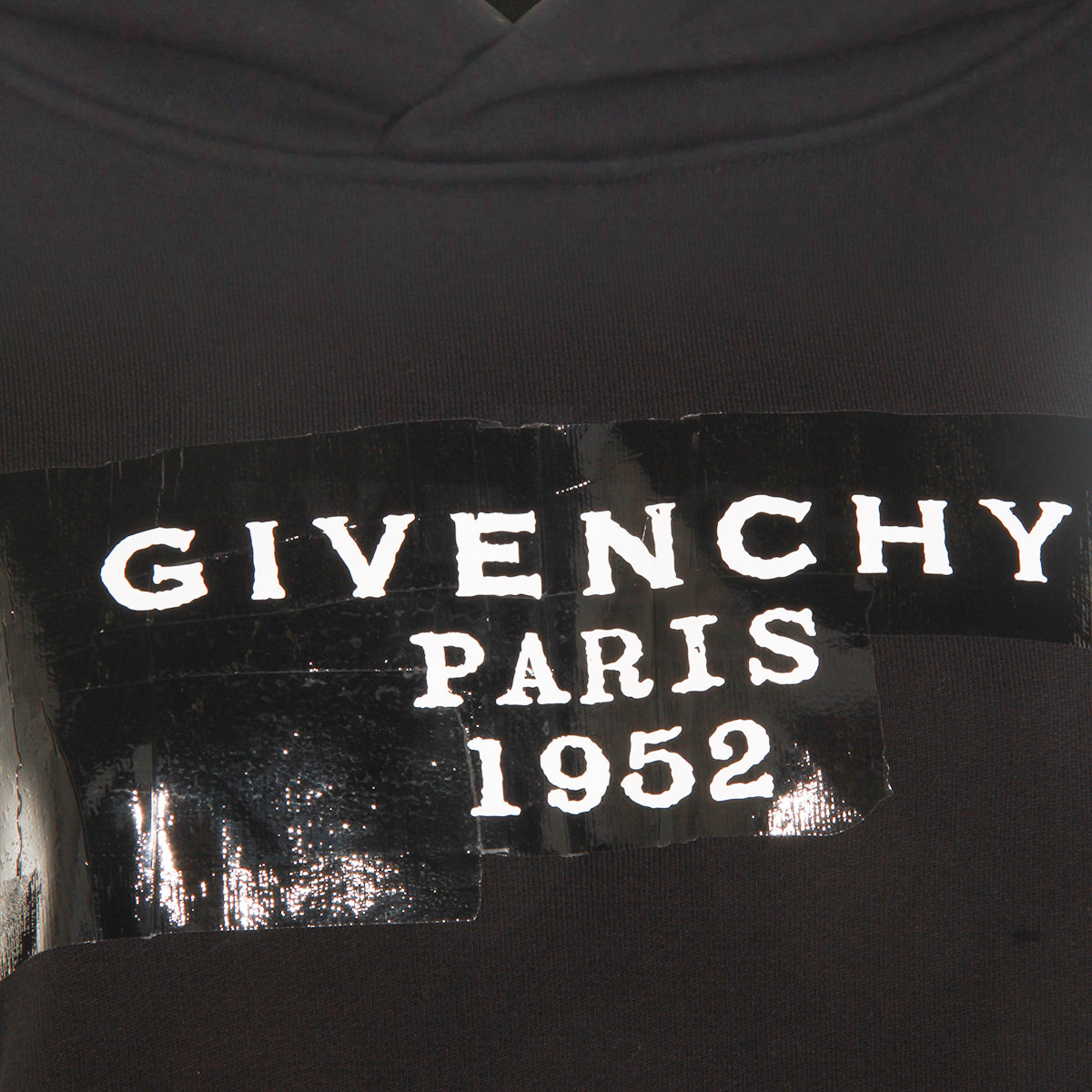 BLACK COTTON SWEATSHIRT