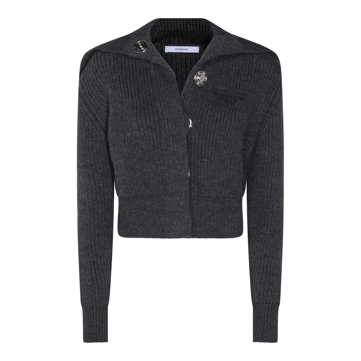 DARK GREY WOOL KNITWEAR