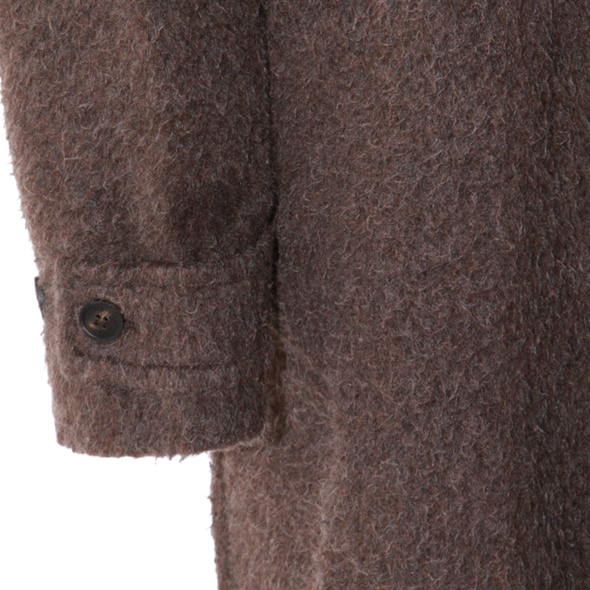 DARK BROWN COTTON COAT