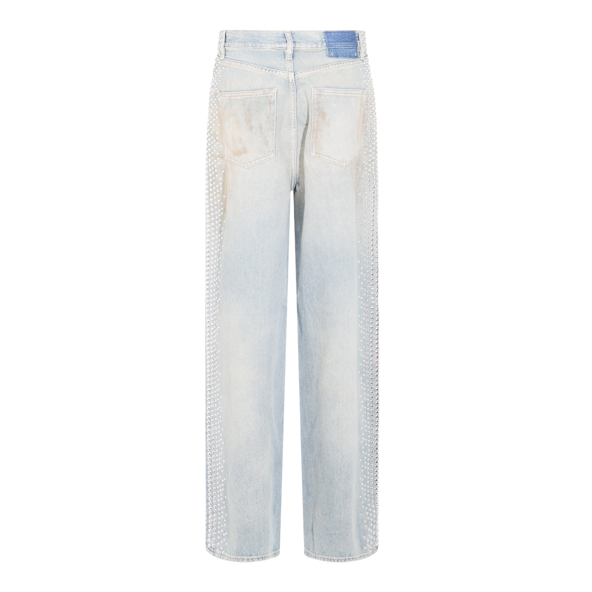 LIGHT BLUE COTTON DENIM JEANS