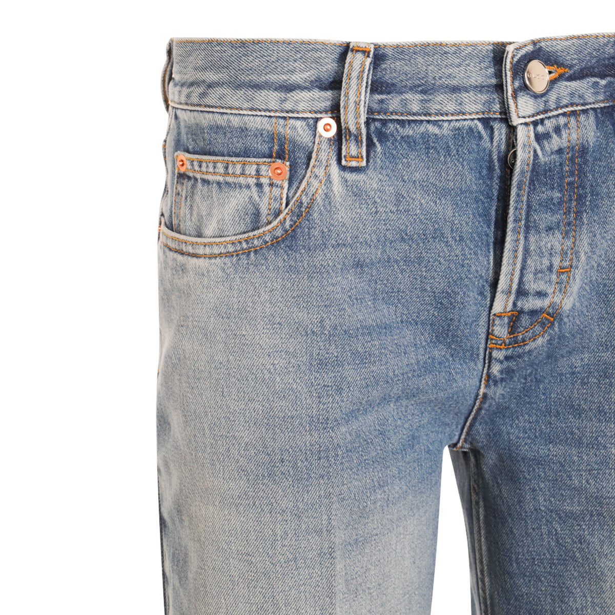 BLUE COTTON DENIM JEANS