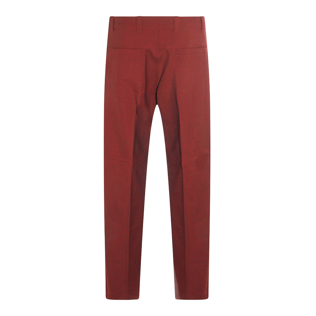 RED WOOL PANTS