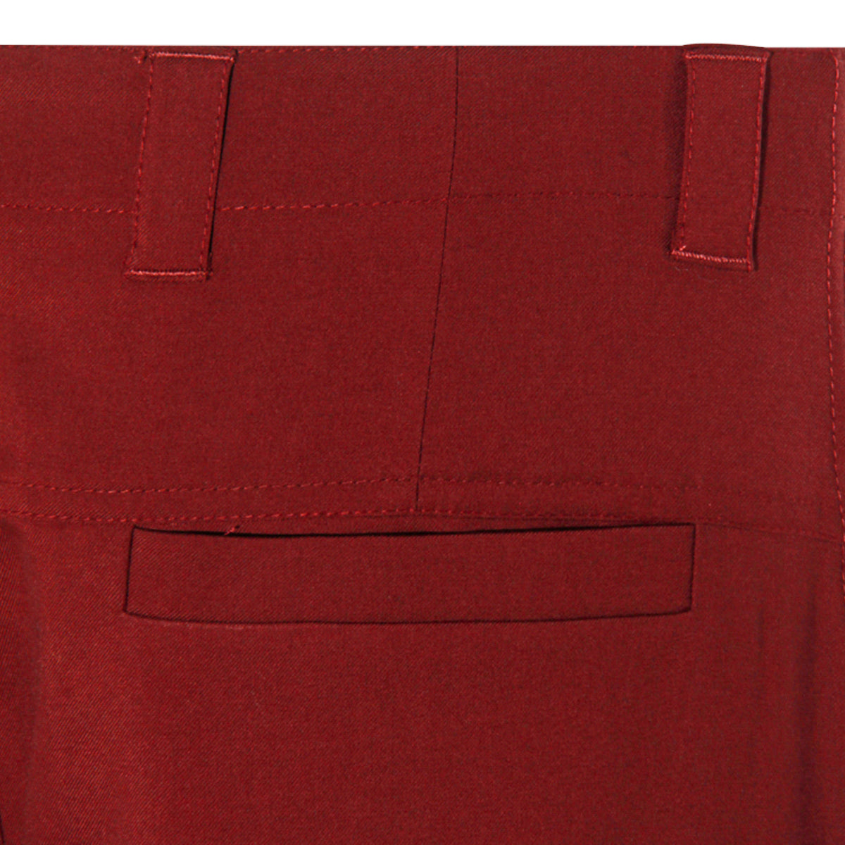 RED WOOL PANTS