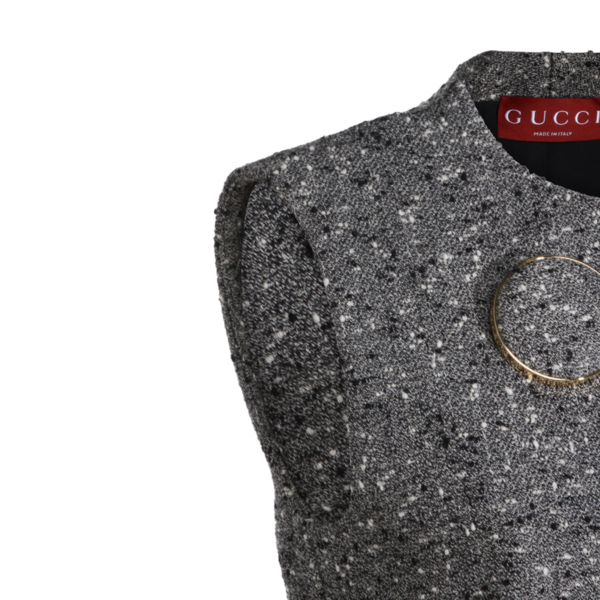 GREY WOOL DRESS