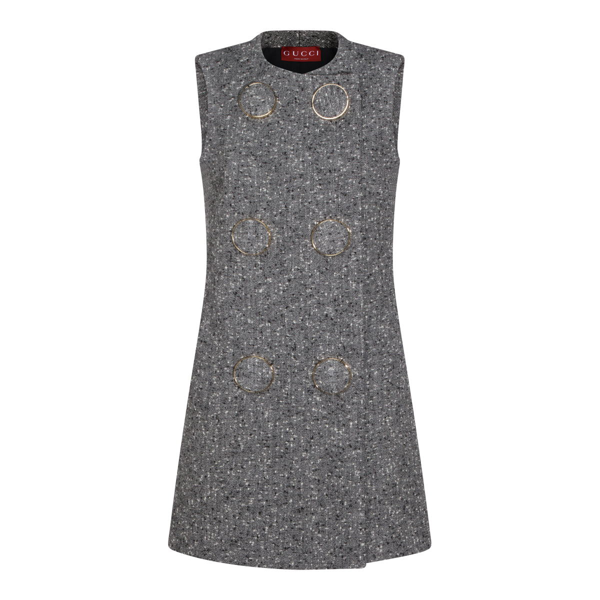 GREY WOOL DRESS