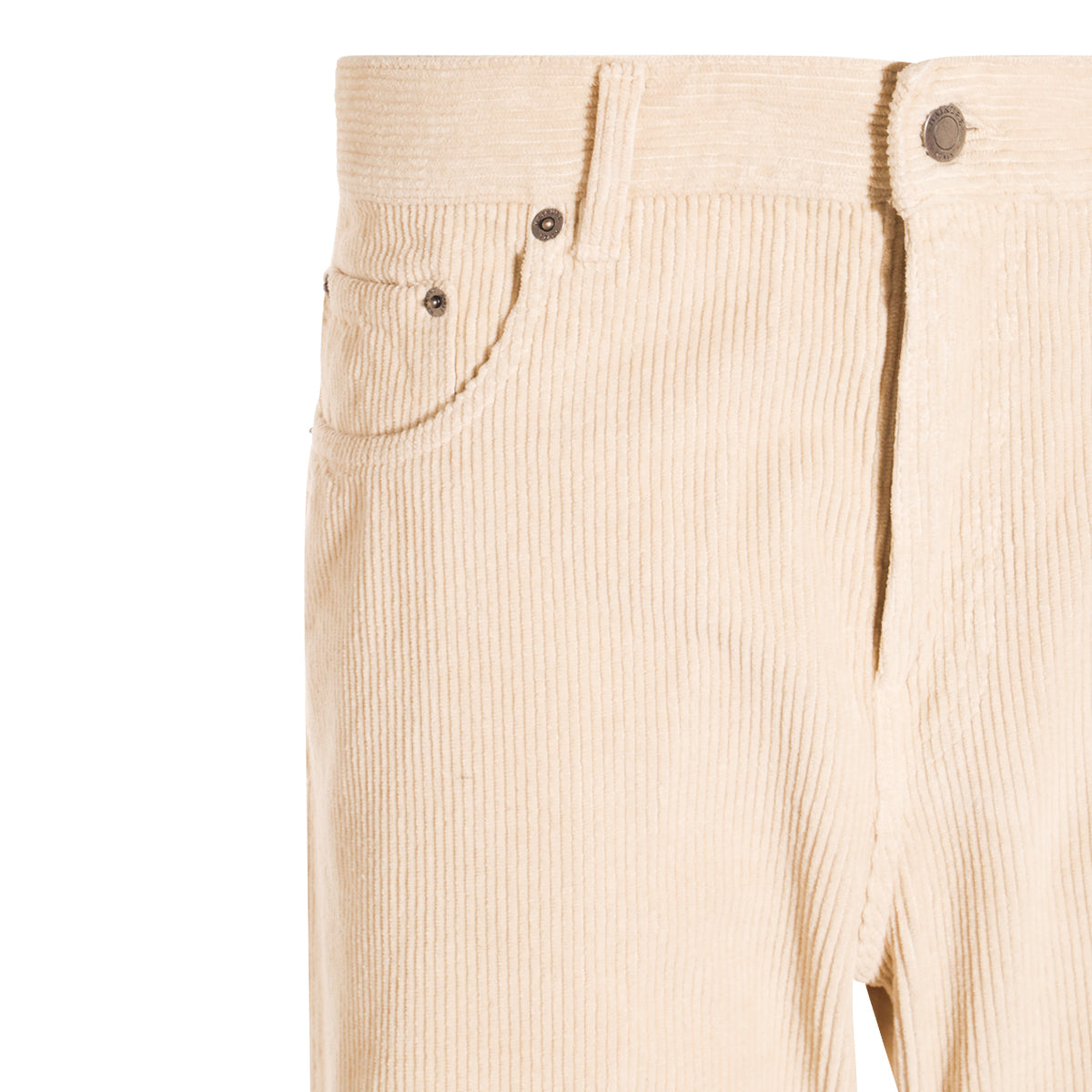 BEIGE COTTON JEANS