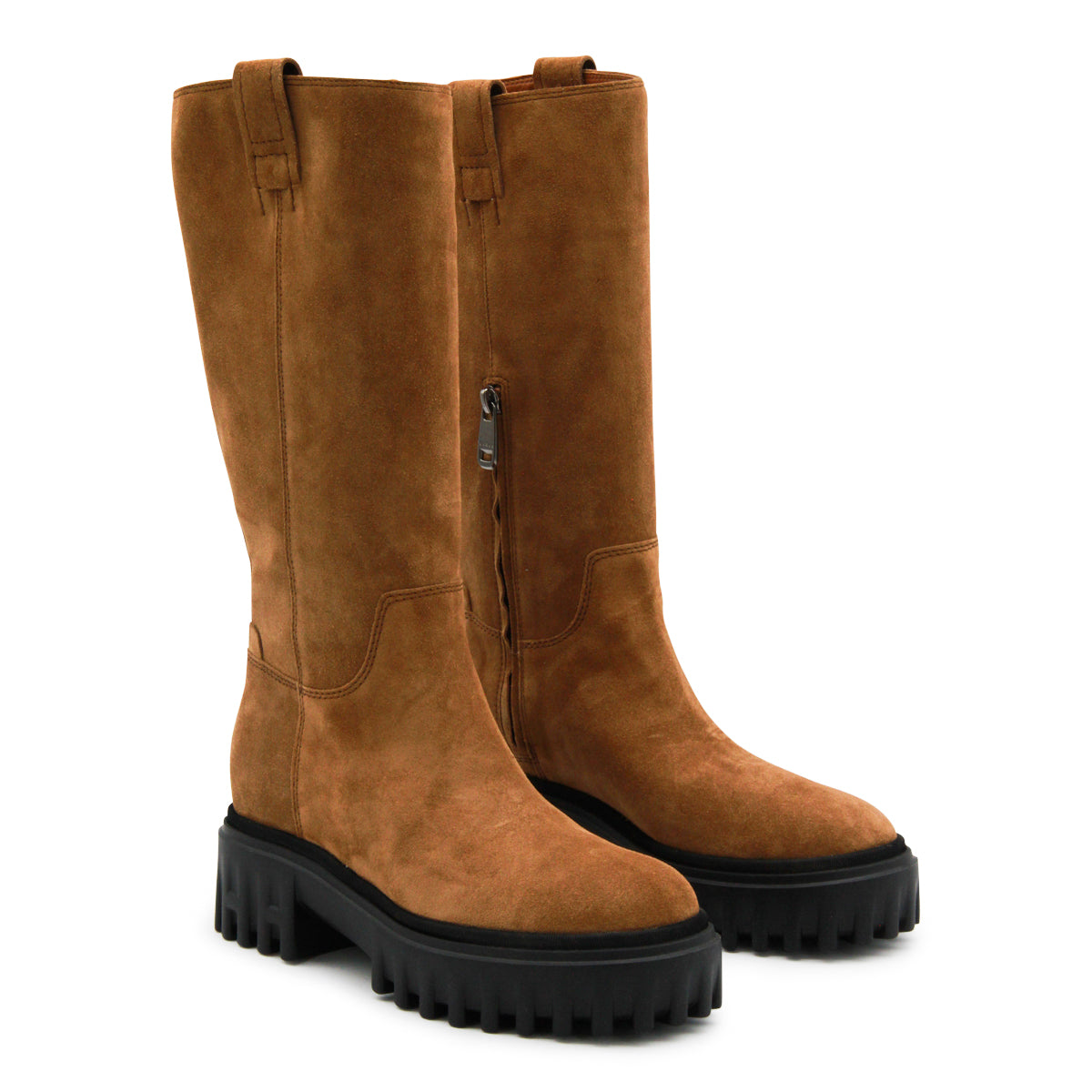 BROWN LEATHER BOOTS