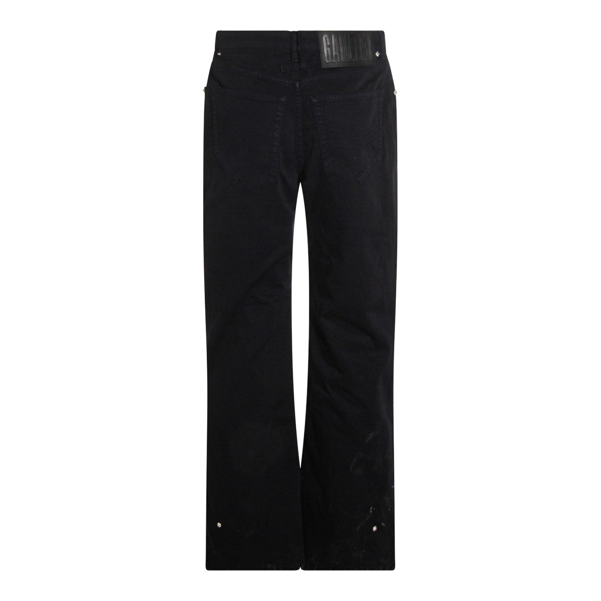DARK BLUE COTTON JEANS