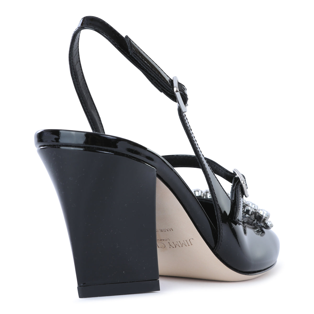 BLACK LEATHER PUMPS