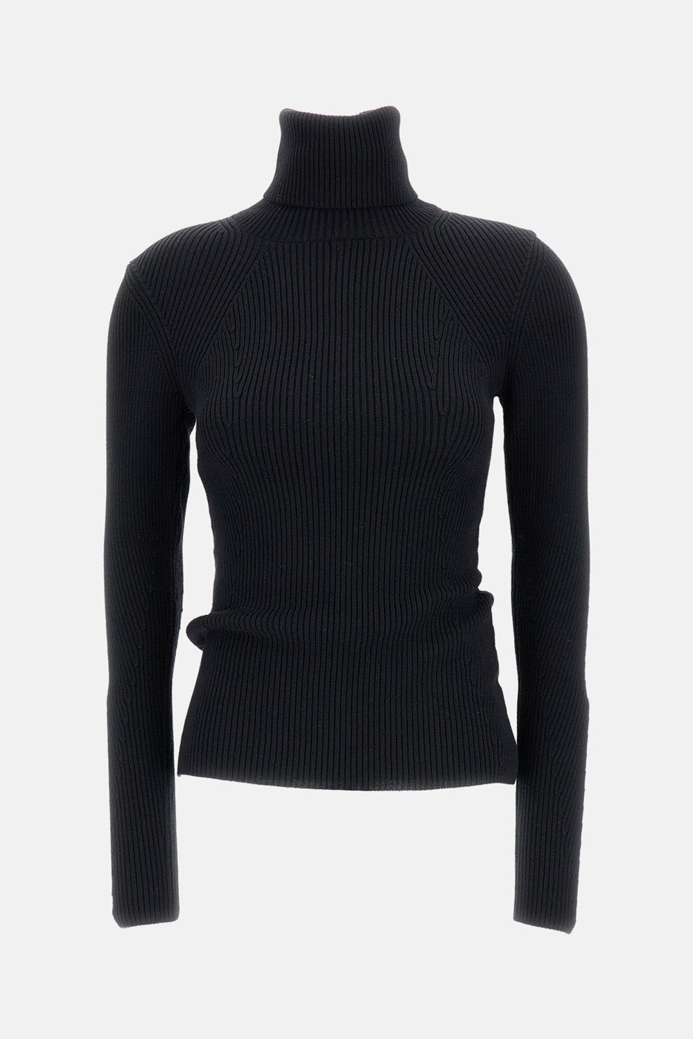 STRETCH WOOL TURTLENECK SWEATER
