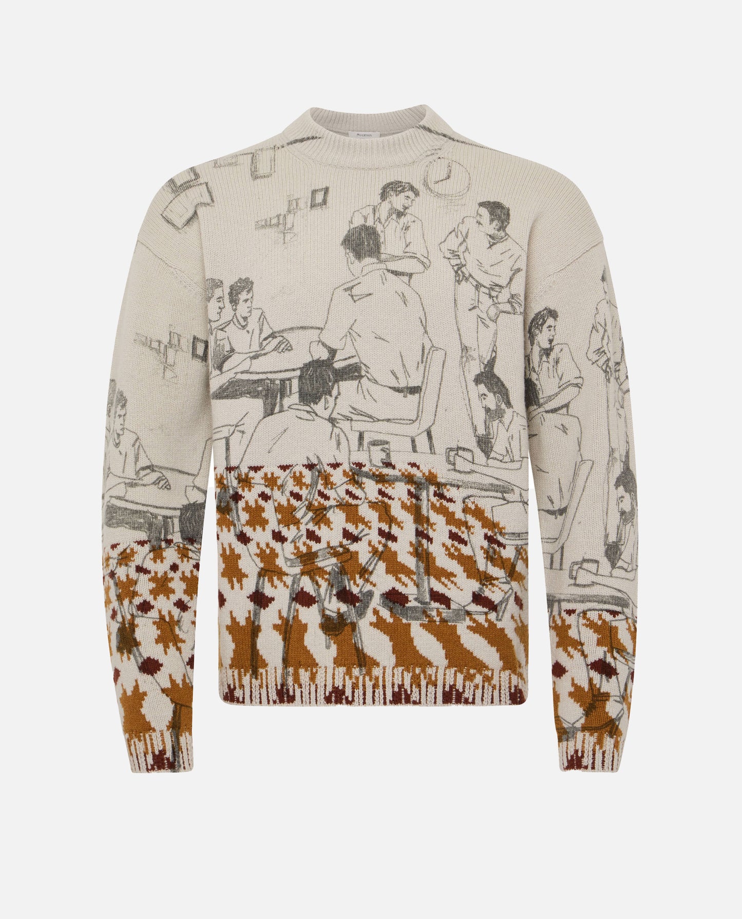 PRINT JACQUARD JUMPER