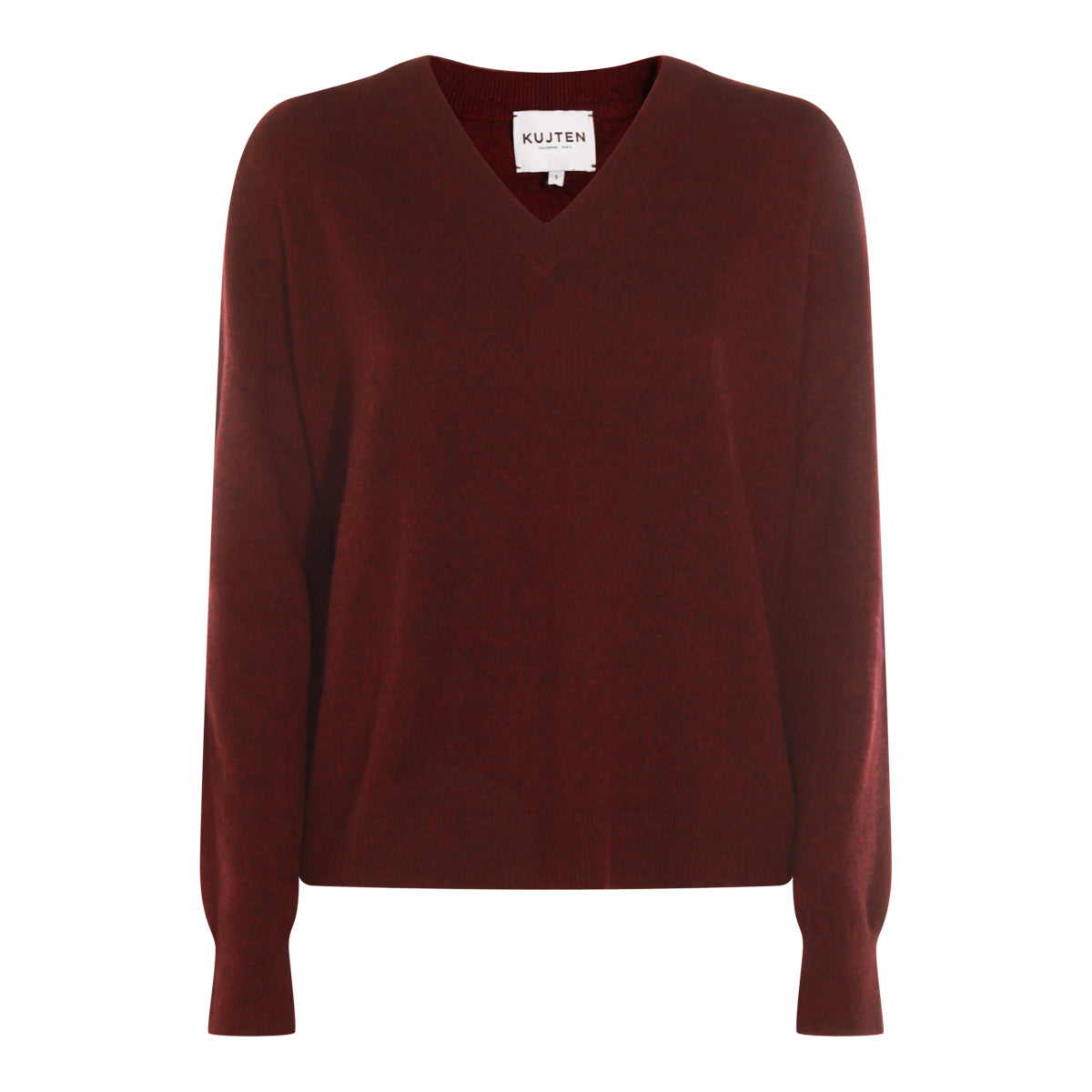RED CASHMERE KNITWEAR