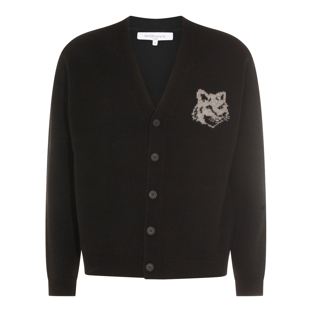 BLACK WOOL KNITWEAR