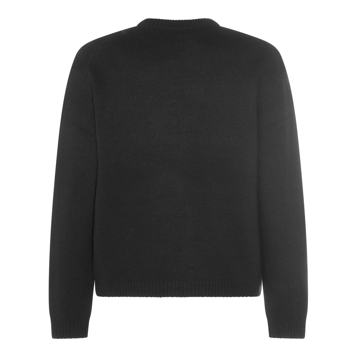BLACK WOOL KNITWEAR