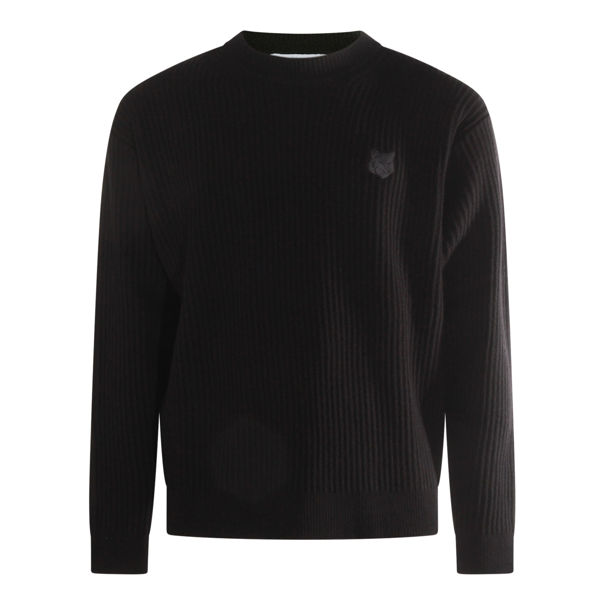 BLACK WOOL KNITWEAR