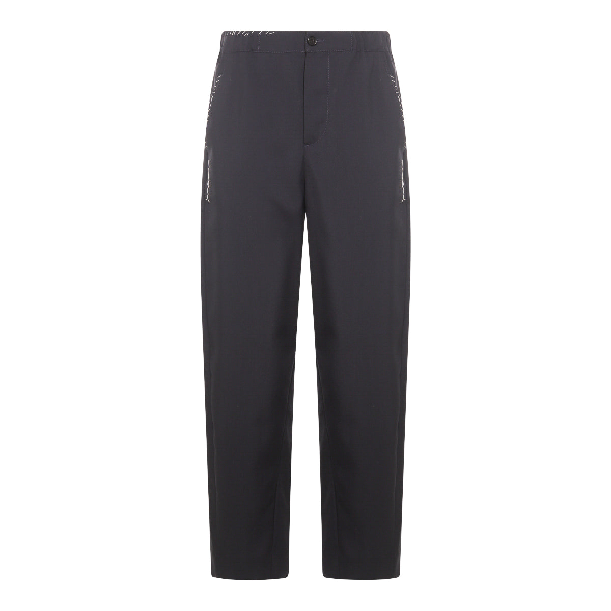 BLACK COTTON PANTS