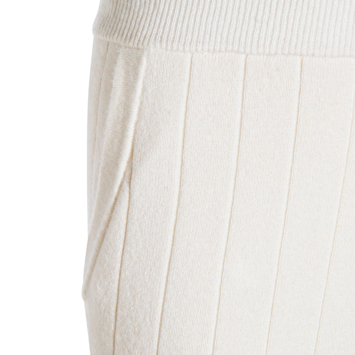 WHITE CASHMERE JARDIN PANTS