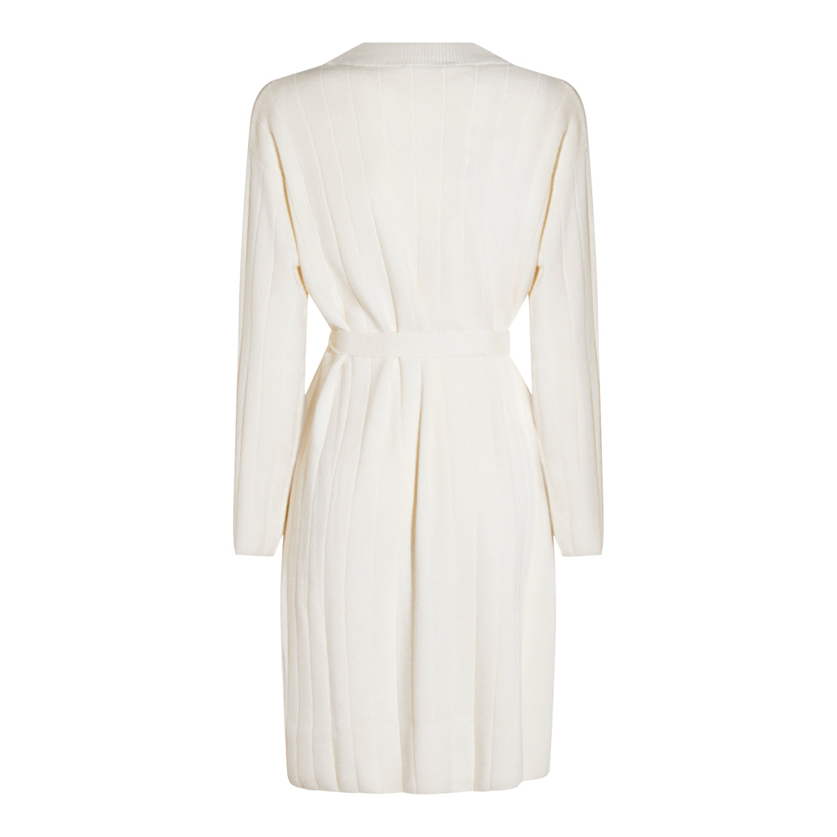 WHITE WOOL GIUSTO KNITWEAR