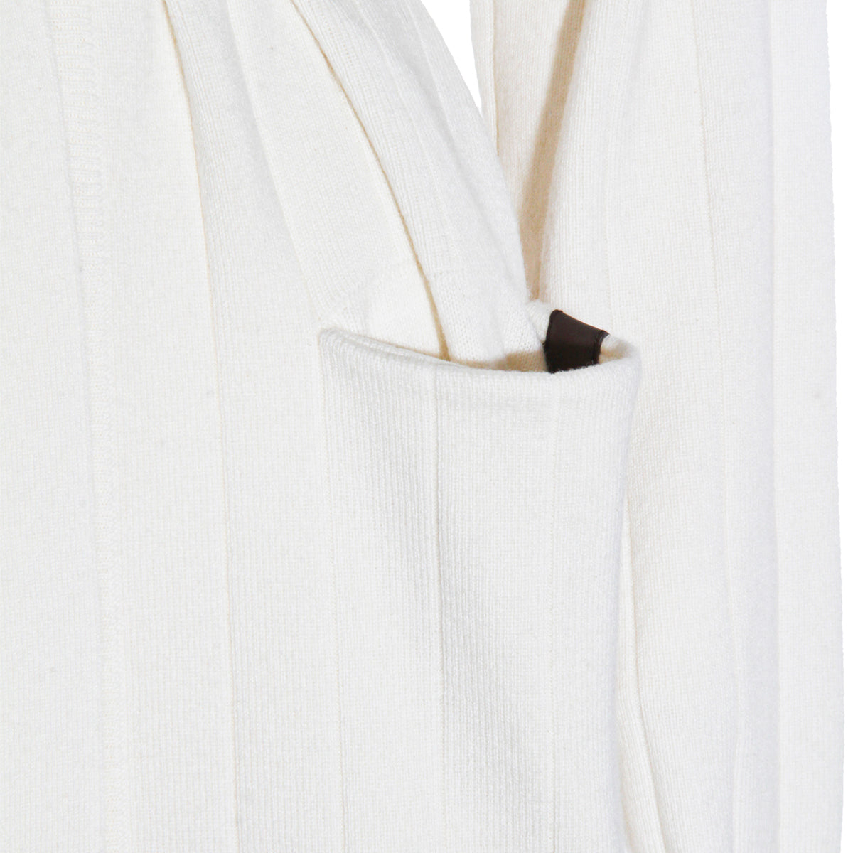 WHITE WOOL GIUSTO KNITWEAR