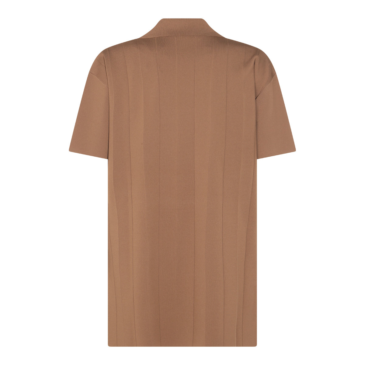 CAMEL VISCOSE POLO SHIRT