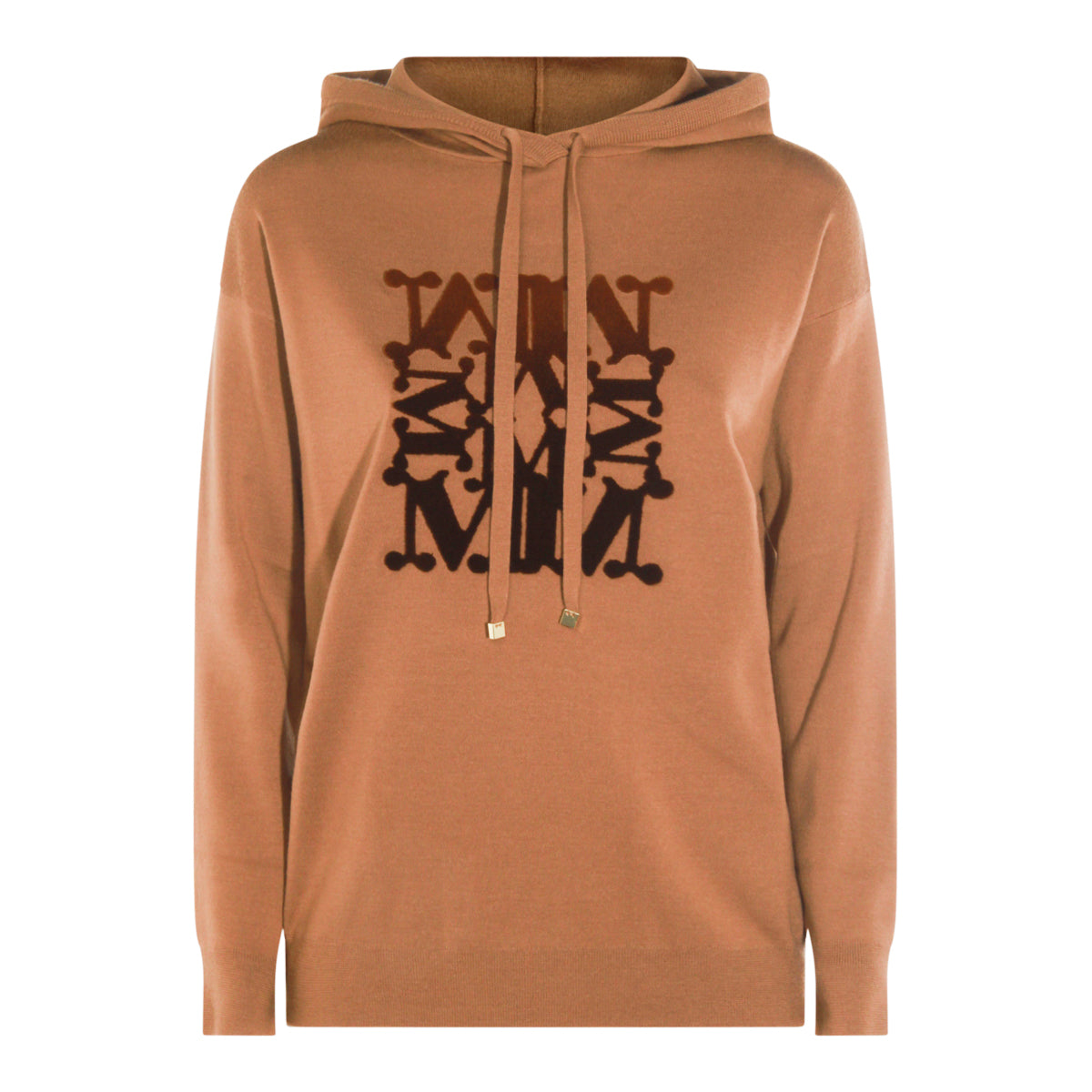 CAMEL WOOL SWEATSHIRT