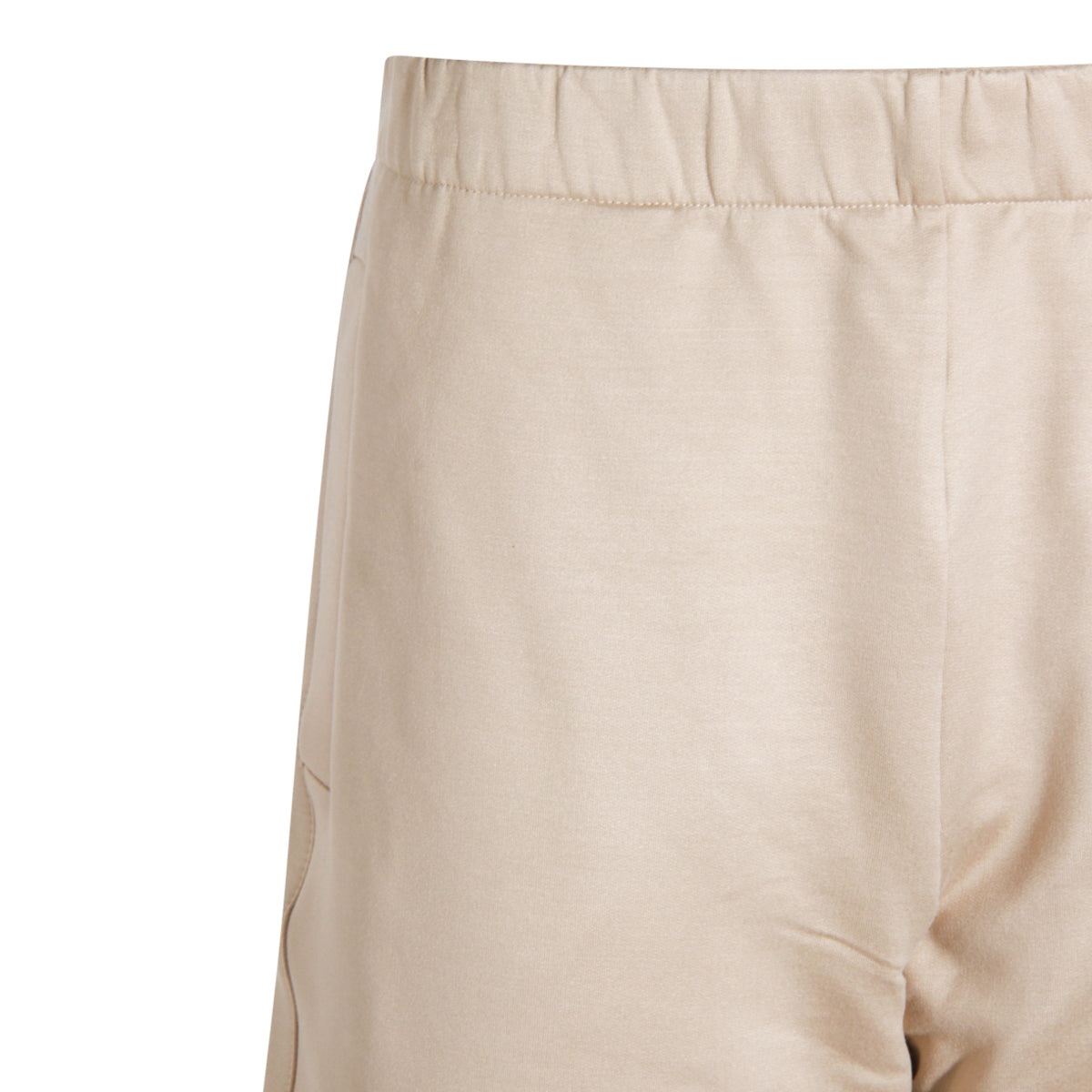 BEIGE SILK PANTS