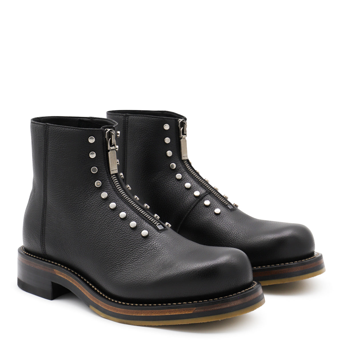 BLACK LEATHER BOOTS