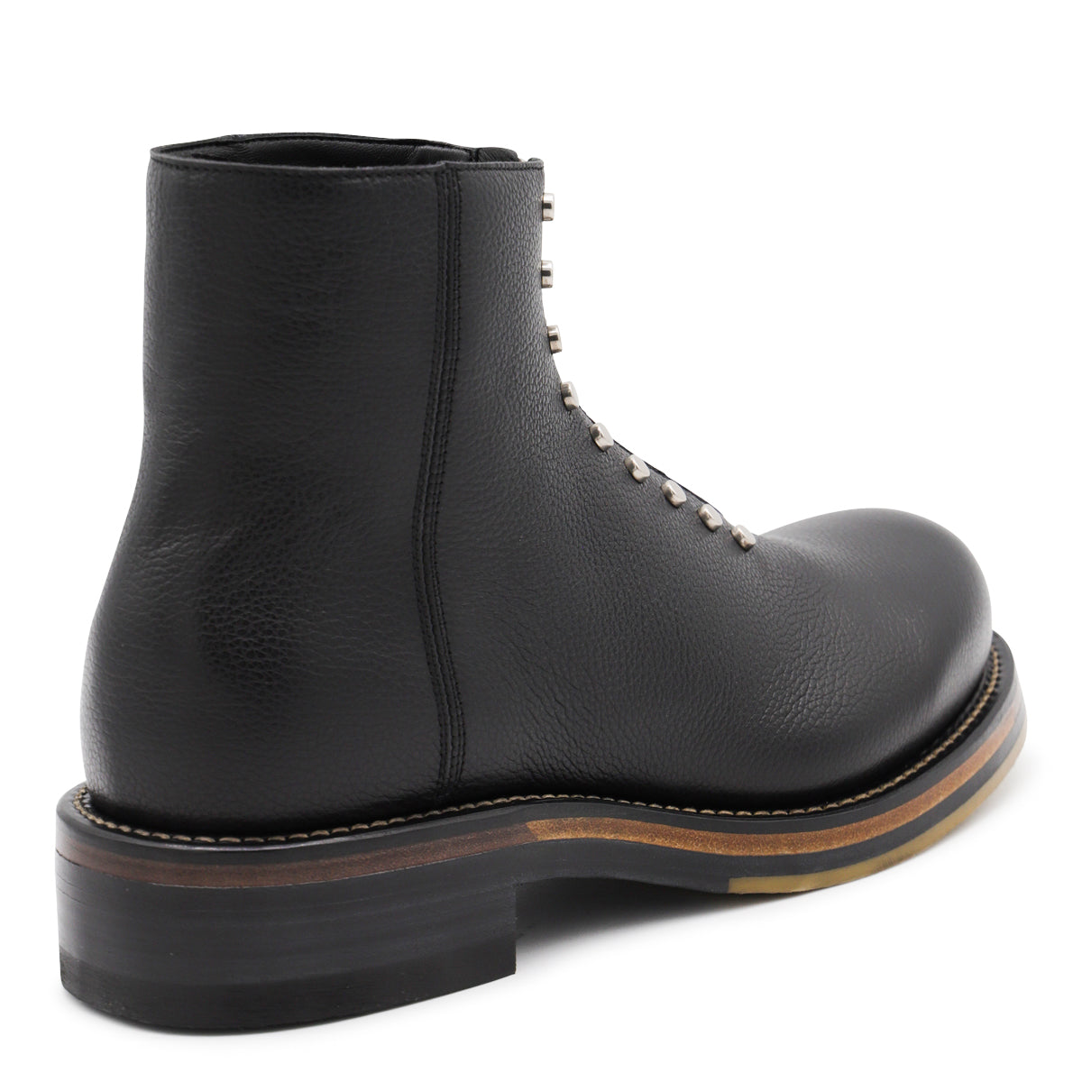 BLACK LEATHER BOOTS