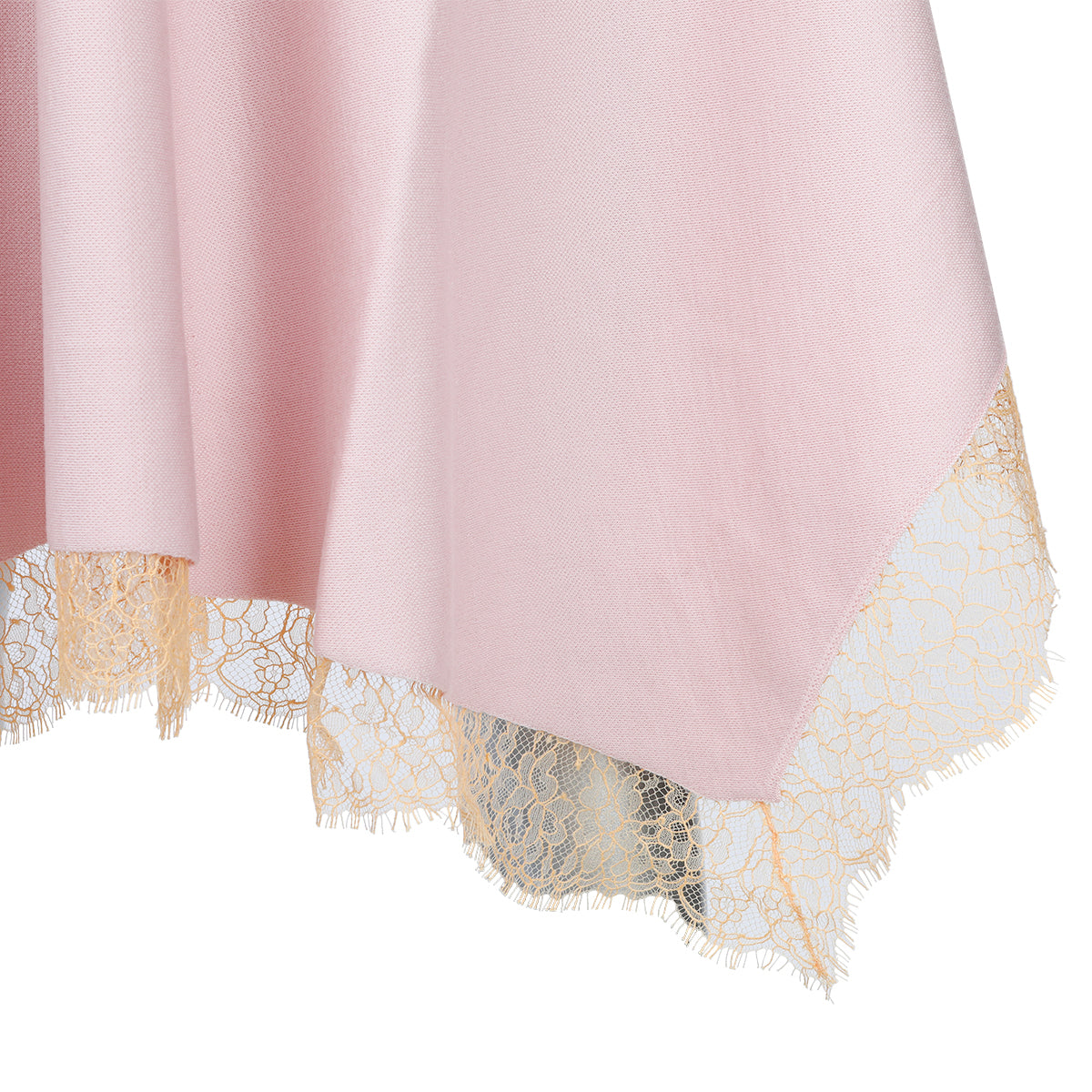 PINK VISCOSE MIDI DRESS