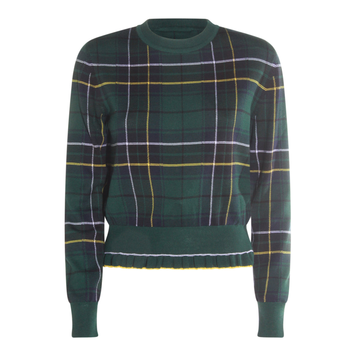 DARK GREEN WOOL KNITWEAR