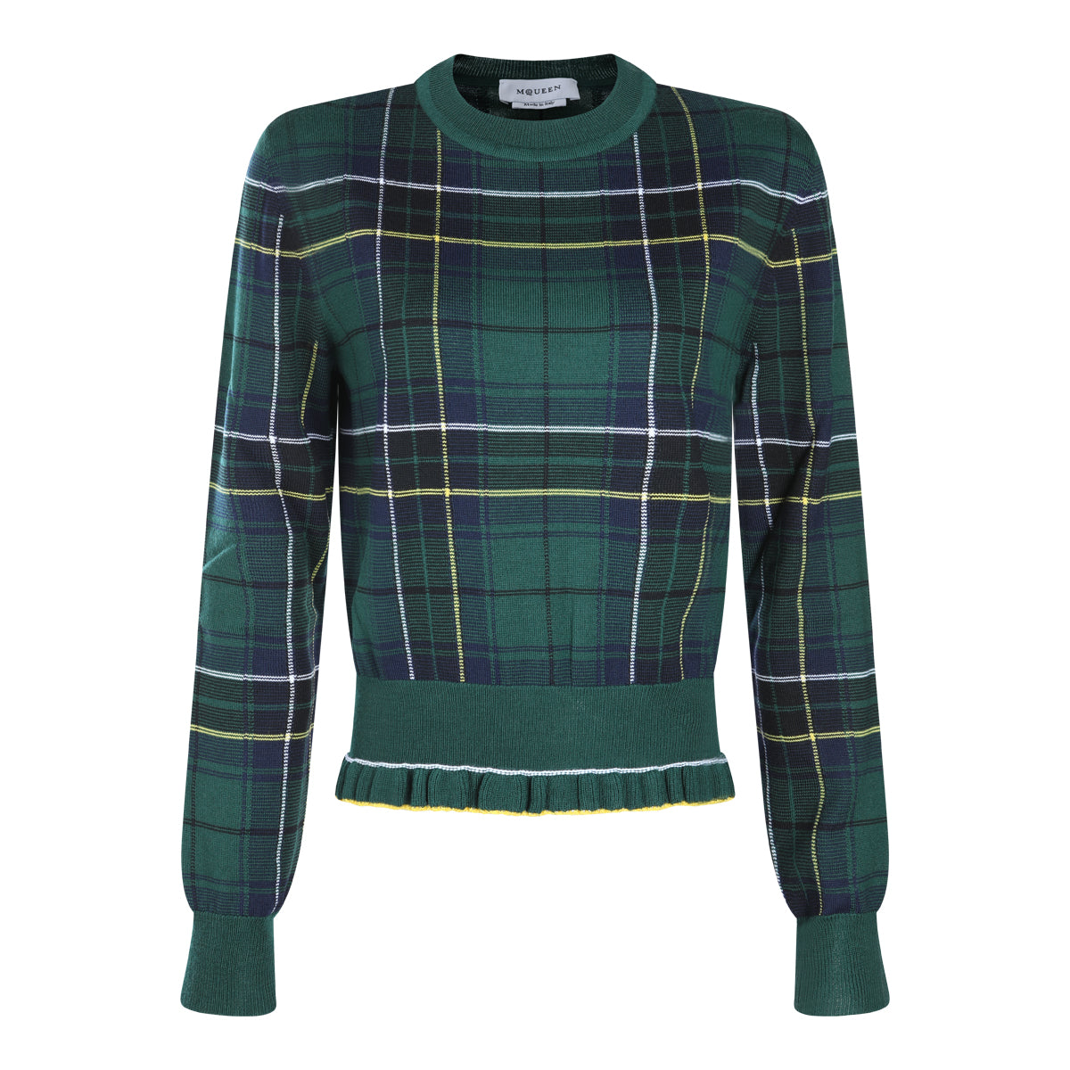 DARK GREEN WOOL KNITWEAR