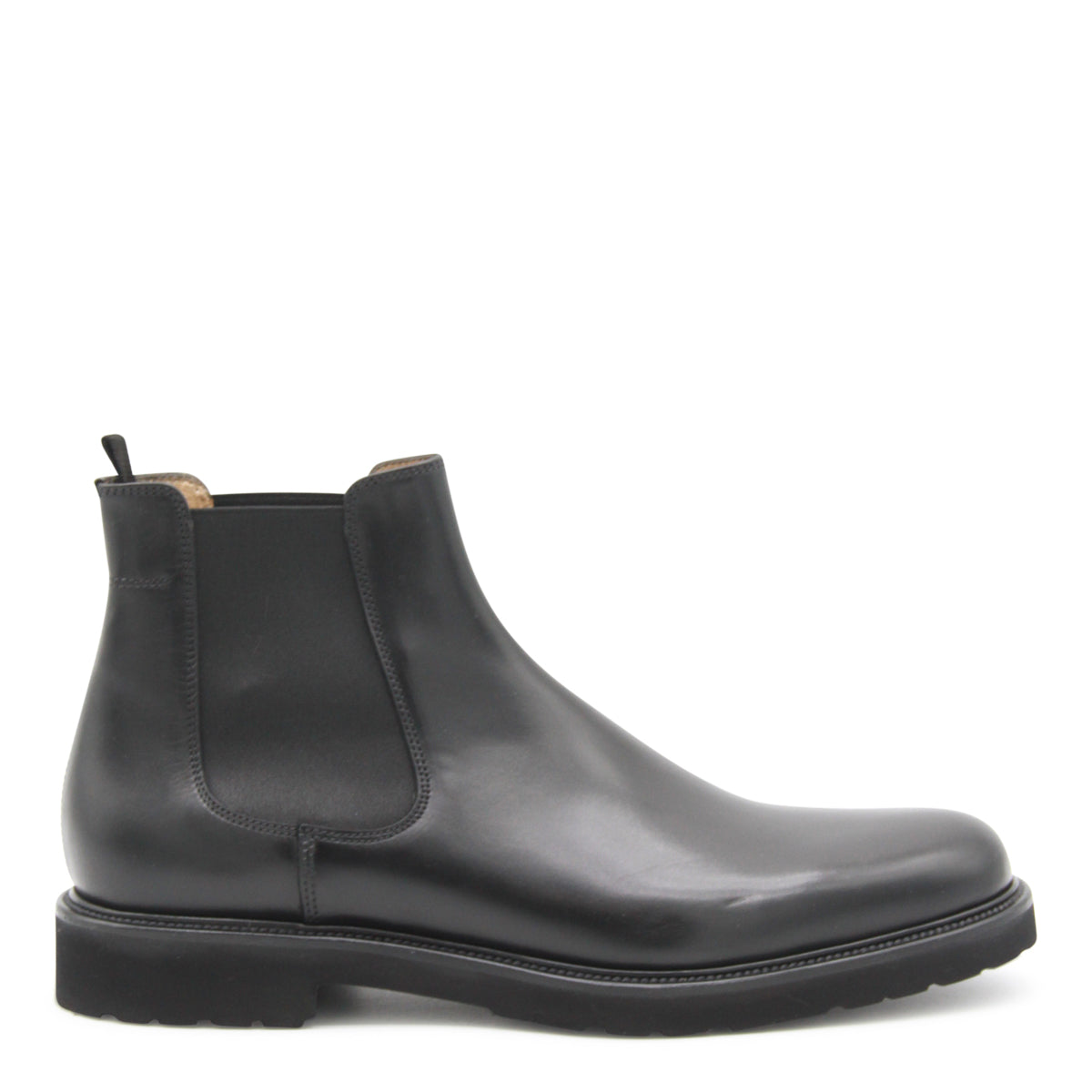 BLACK LEATHER BOOTS