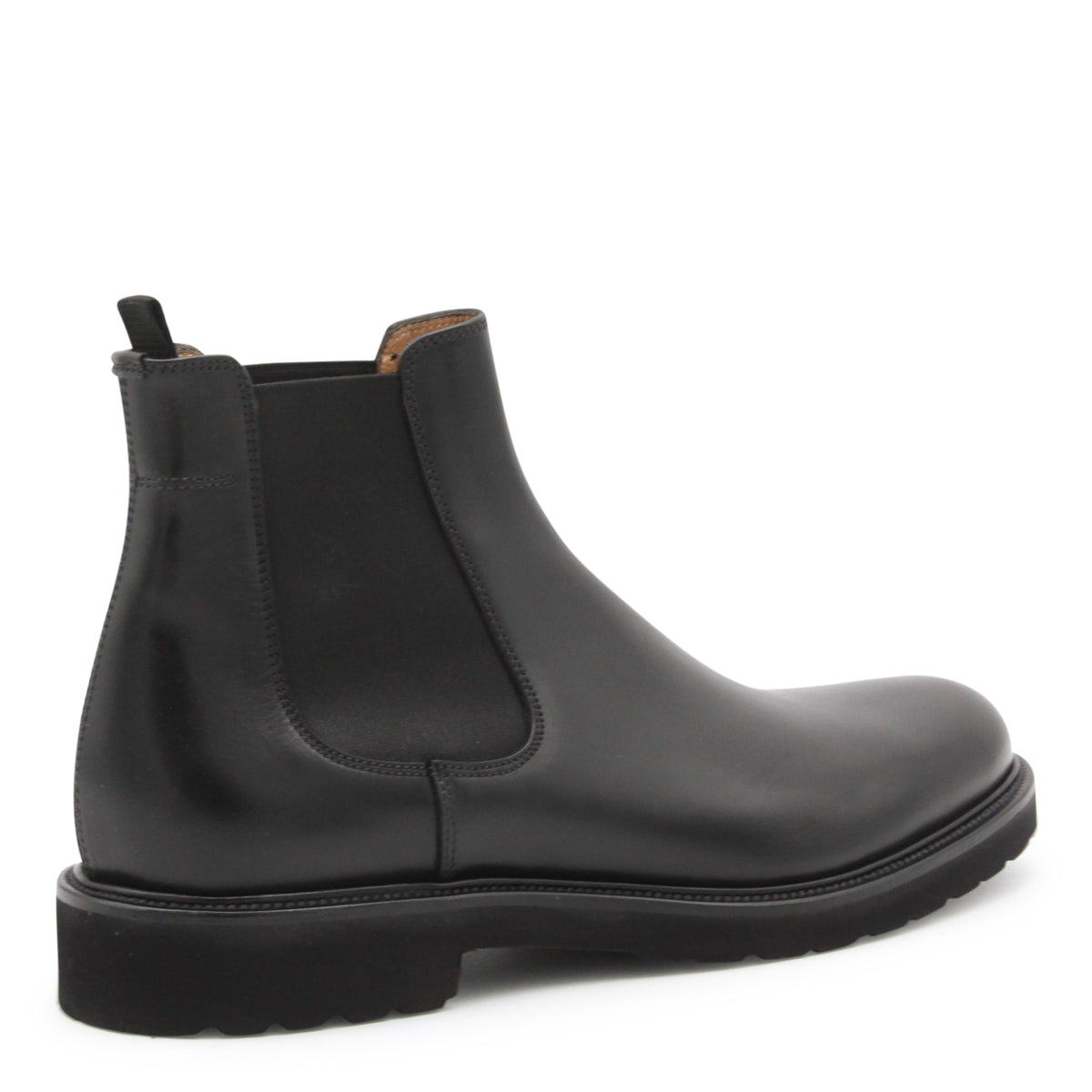 BLACK LEATHER BOOTS