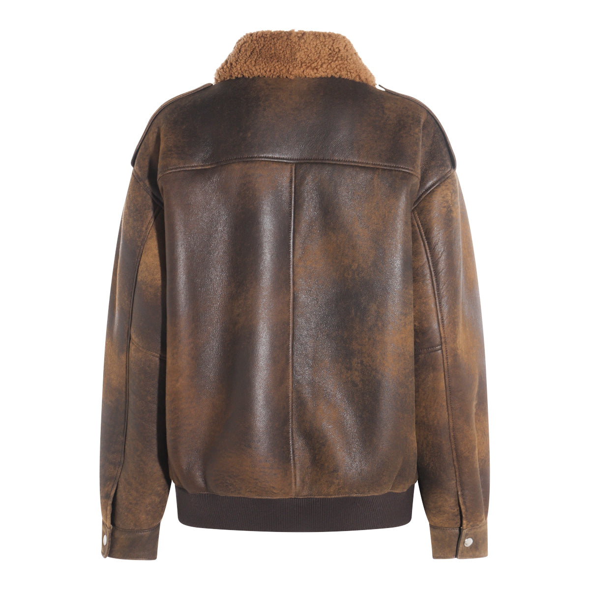 BROWN LEATHER JACKET