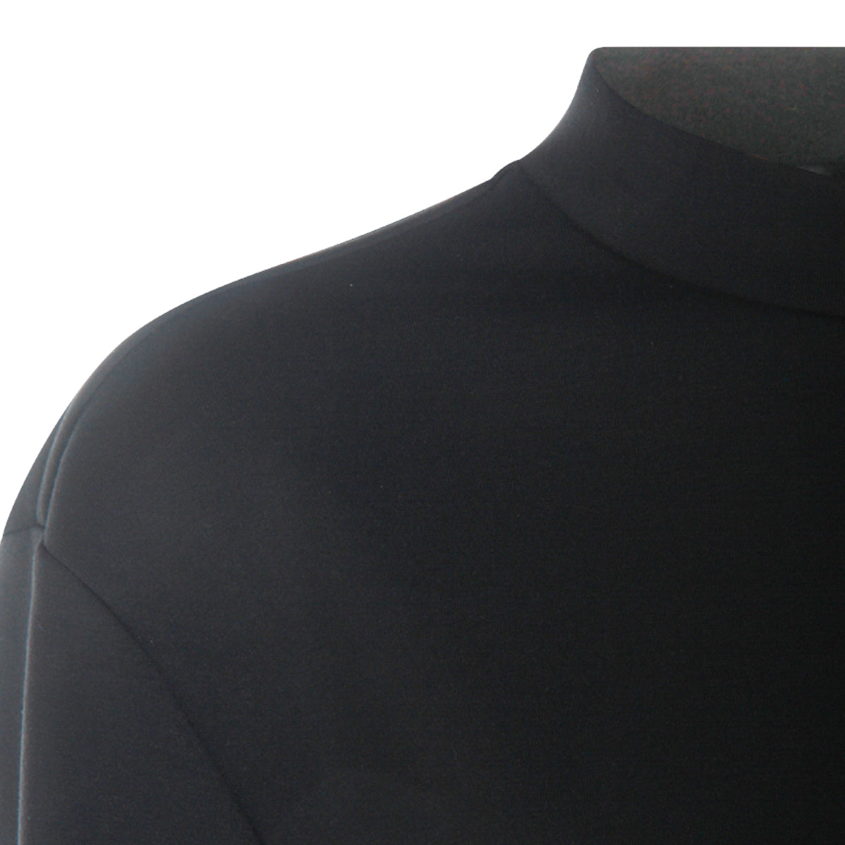 BLACK VISCOSE SWEATSHIRT