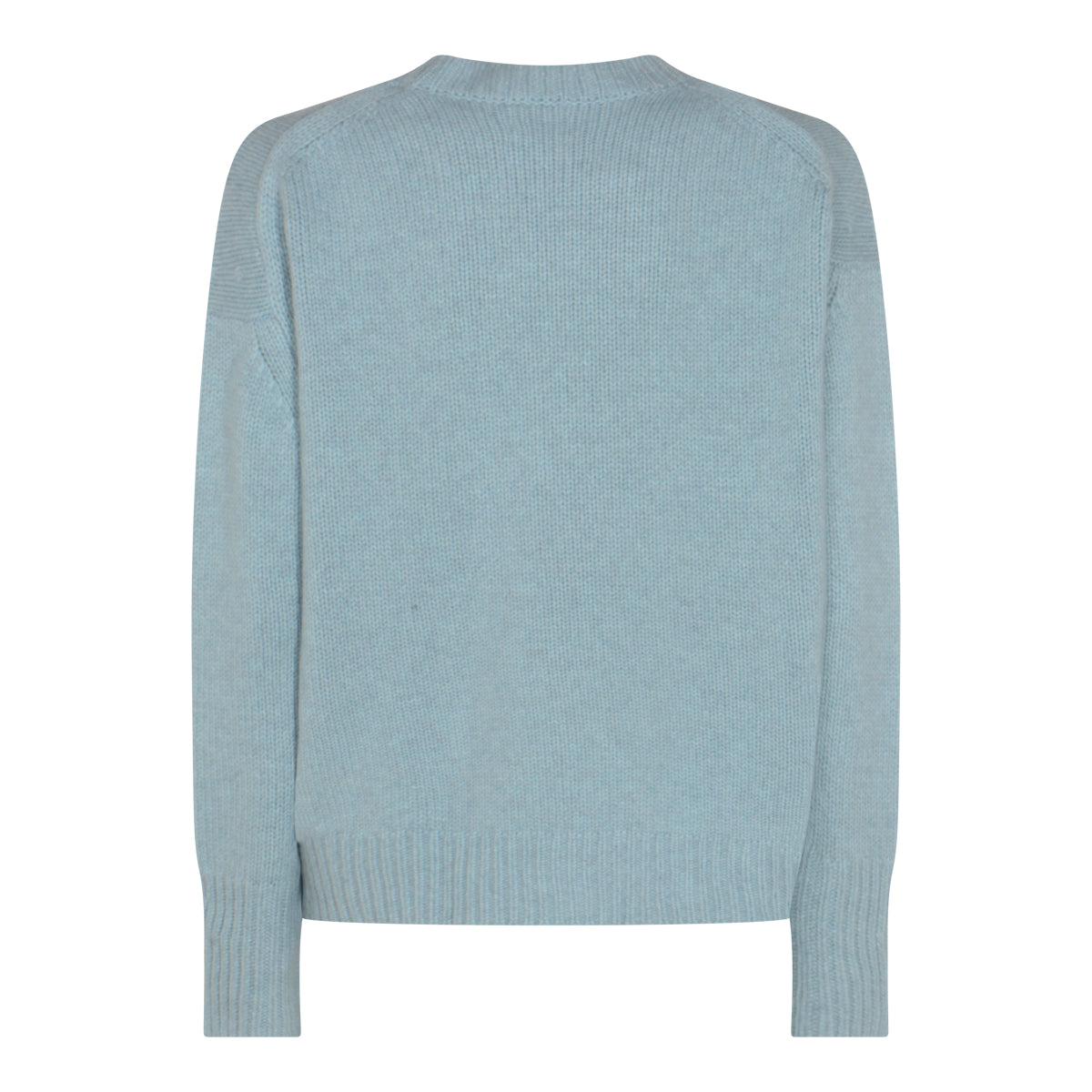 LIGHT BLUE WOOL KNITWEAR