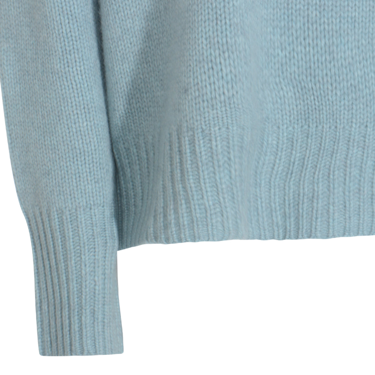 LIGHT BLUE WOOL KNITWEAR