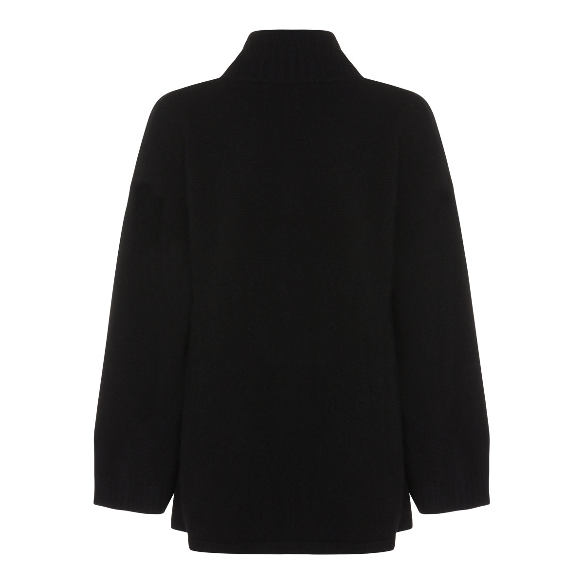 BLACK WOOL AURA KNITWEAR