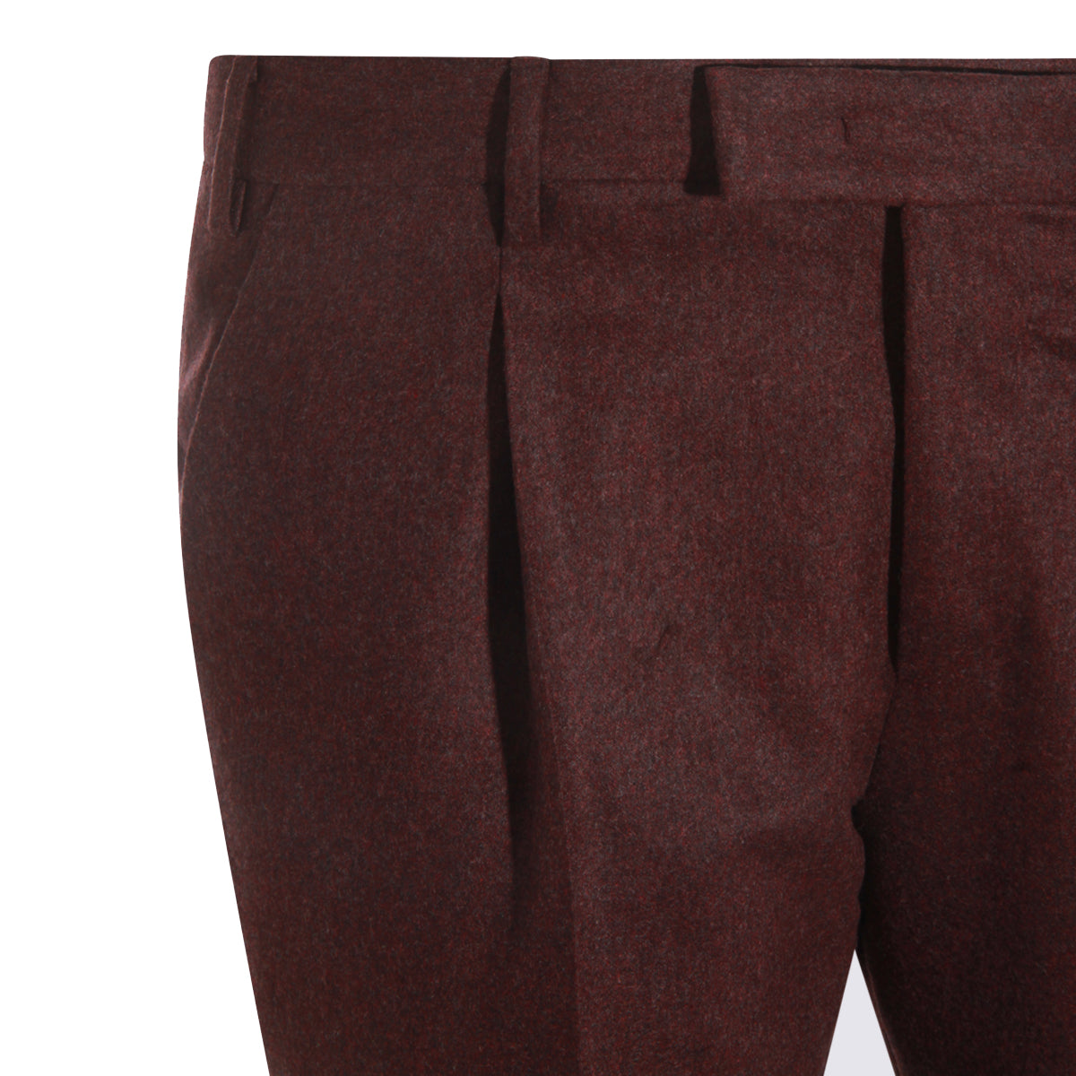 BROWN WOOL PANTS