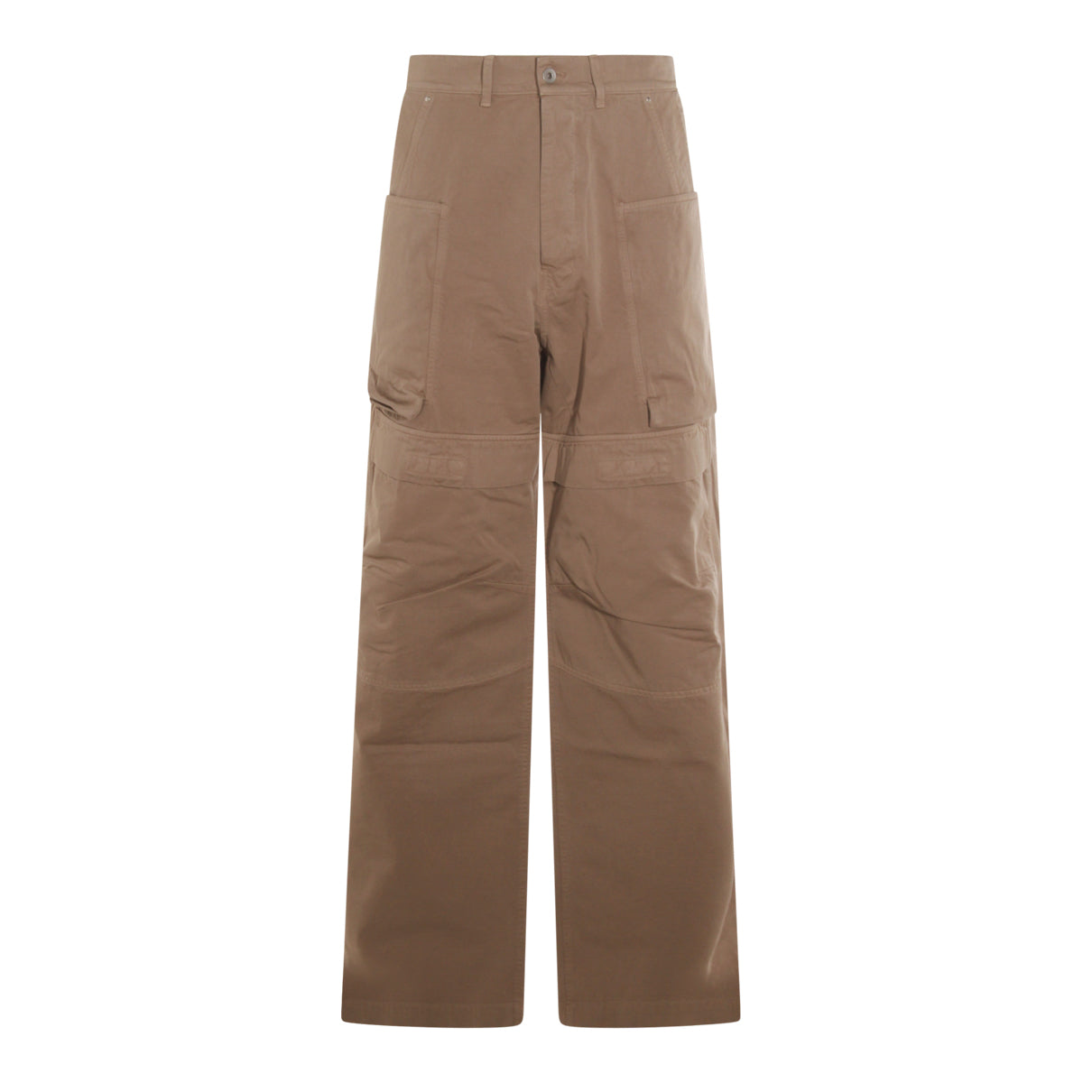 BROWN COTTON STEFAN CARGO PANTS